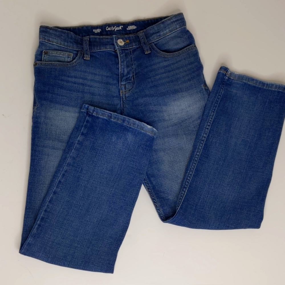 Cat & Jack Boys Jeans Straight Leg Size 12